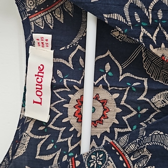 PAISLEY Patterned Louche Cathleen Mini Dress 4 Casual Summer - Picture 5 of 7